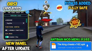 THE KING CHEATS OFC | AIMKILL MOD OB51 | MOBILE PENEL | 1click Key