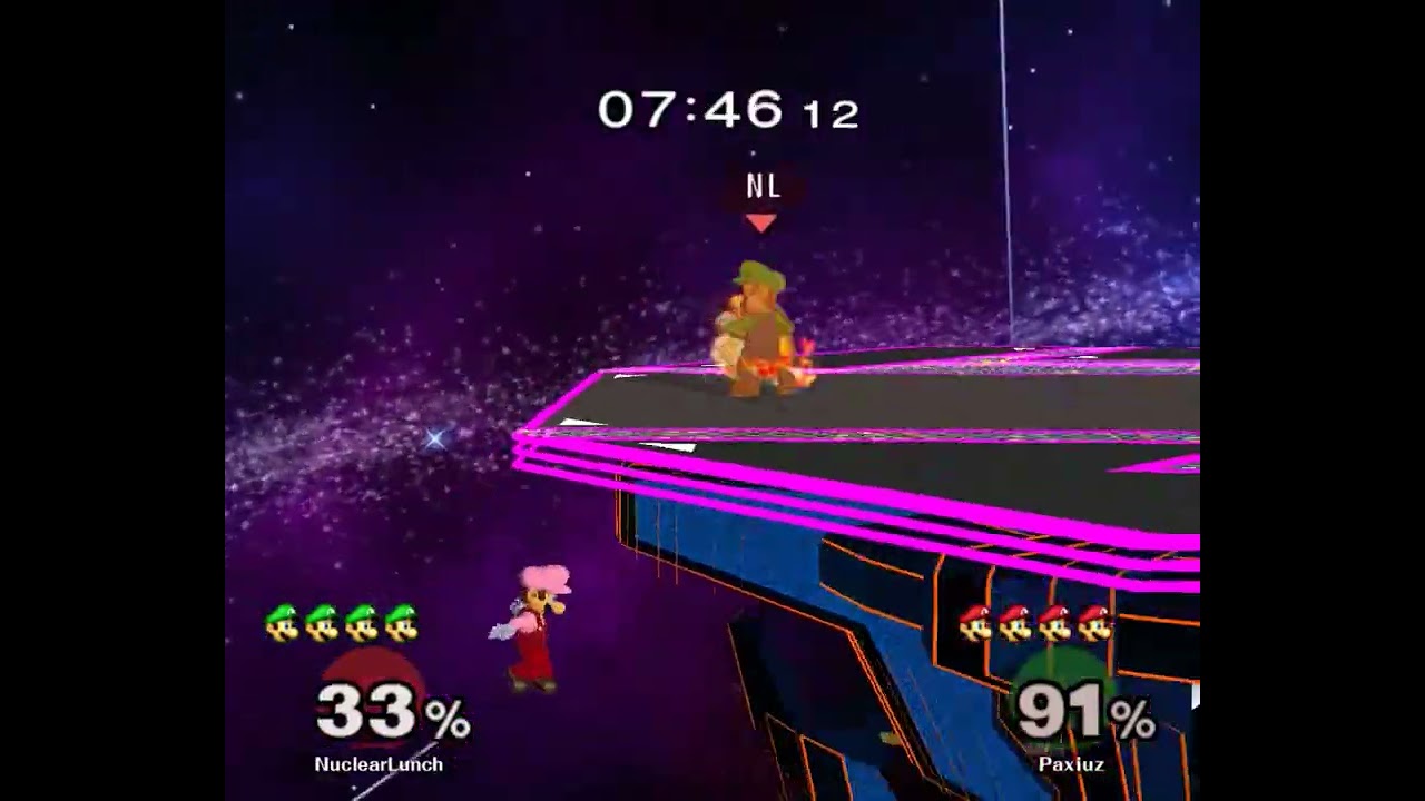 NuclearLunch ⟮Luigi⟯ vs Paxiuz ⟮Luigi⟯   WR1 - Free Luigi - Offstream Match