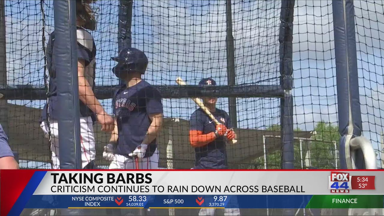 Houston Astros Taking Barbs YouTube