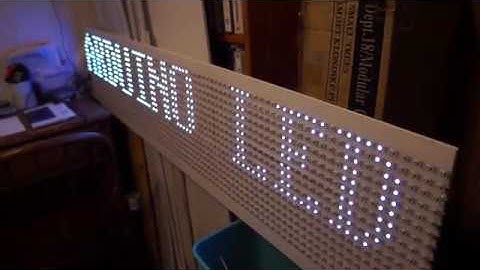 Arduino 12 Line WS2812 Addressable LED Sign