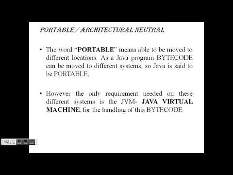 Portable and Architectural Neutral