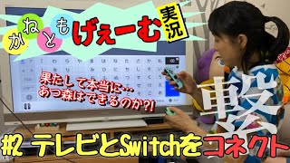 【あつまれどうぶつの森】Switchをテレビに繋いだら原始人になった声優金田朋子