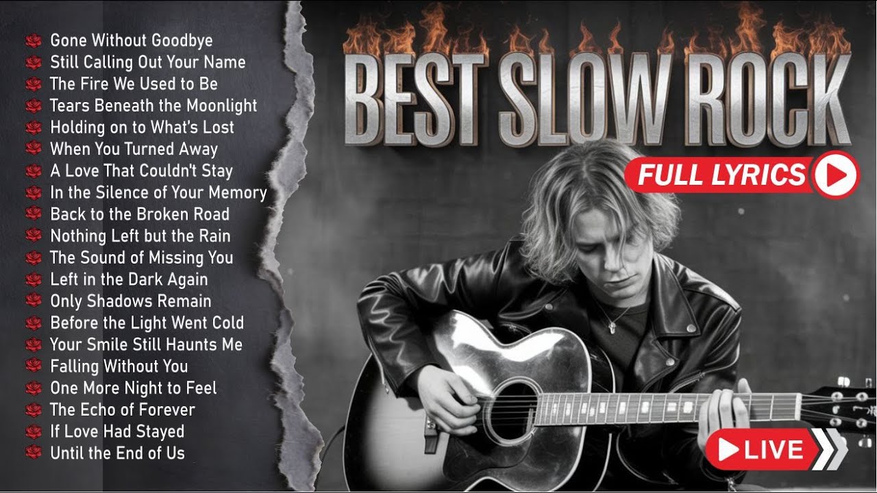 Slow Rock Vibes for Long Drives & Deep Feelings 🚗🎵 | Relaxing Playlist