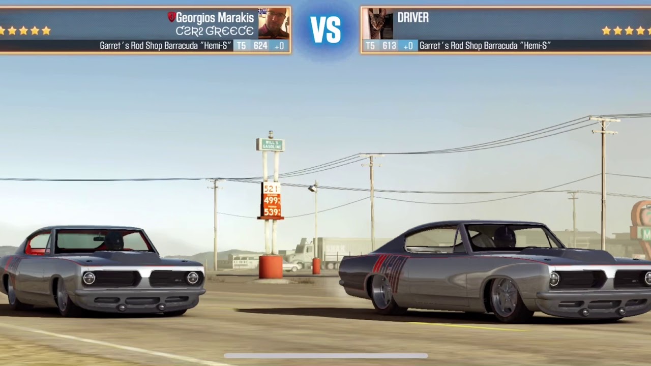 CSR2 Plymouth Garret’s Rod Shop Barracuda ‘’ HEMI - S “