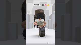 Voice Reveal‼️⚠️ @Mistyyxie  @solaplays @xoxo_soqhi #viral #rblx #voice #roblox #love songs