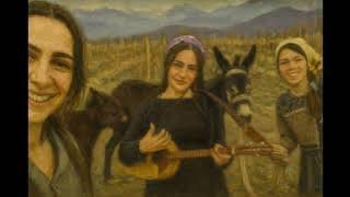 Trio Mandili - Kakhuri with Multiple Lyrics/Subtitle(English, German, French, Spanish, Georgian)
