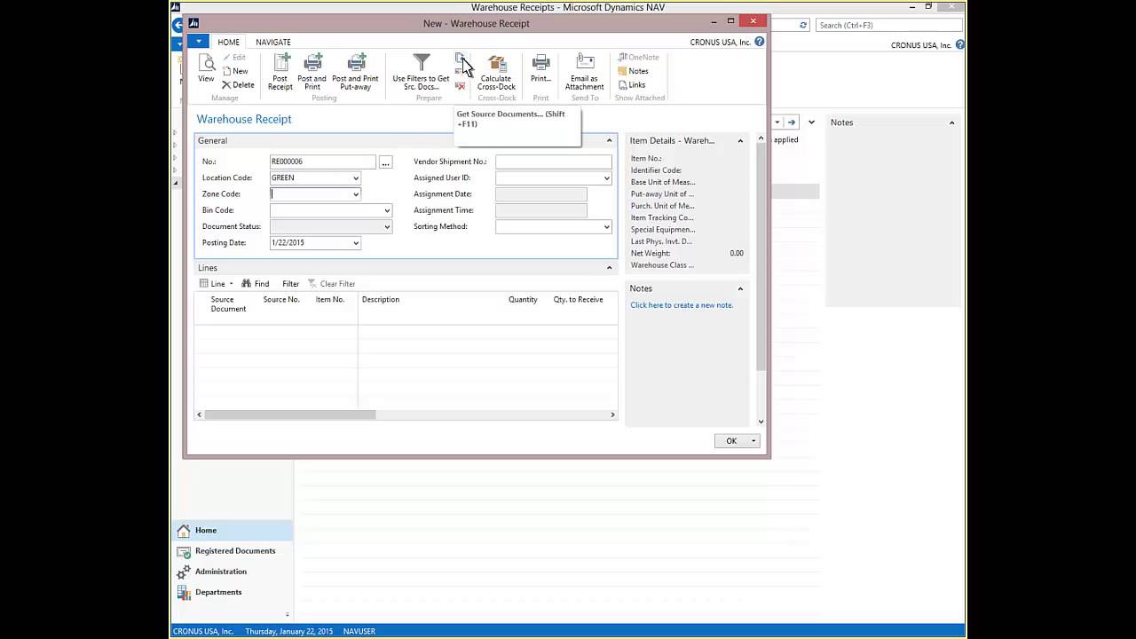 Purchase Orders in NAV