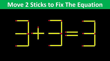 Improve IQ - Fix The Equation #matchstickpuzzle #simplylogical