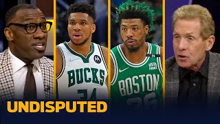 Celtics upset over 'bad call' vs. Giannis \& Bucks in Game 3, was Boston robbed? | NBA | UNDISPUTED