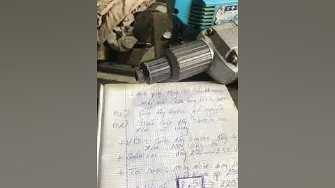 Bổ sung cách tính hệ số vòng dây khi quấn máy nội địa nhật 110v sang 220v