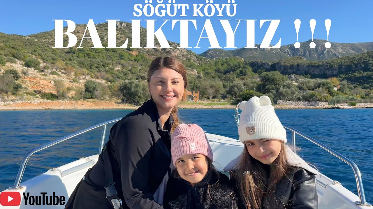 KIZLARIMLA BALIKTAYIZZZ!🎣🐟 Marmaris Söğüt Köyü🌊Eşsiz Gün Batımı🌅