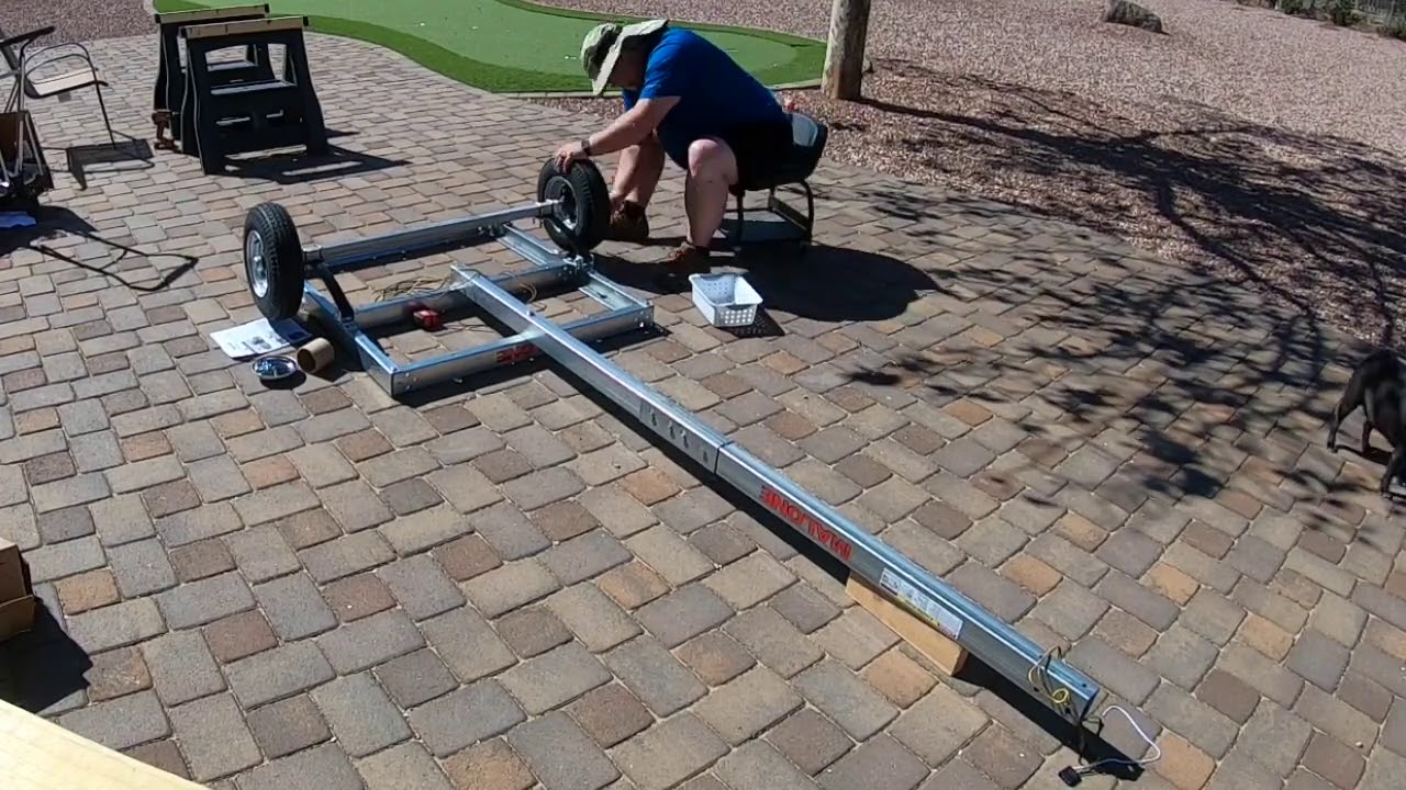 Kayak Trailer Assembly - Time lapse 