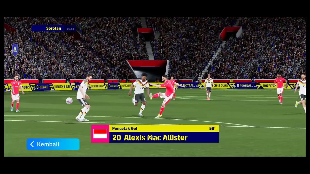 Highlight Game E-Football (Indonesia vs Germany : 2 - 1)