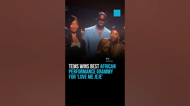Tems Wins Best African Performance #grammys for 'Love Me Jeje' #bestafricanact #tems #sergeonline