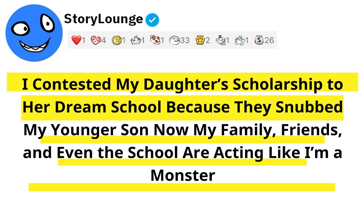 I Contested My Daughter’s Scholarship to Her Dream School Because They Snubbed My Younger Son Now...