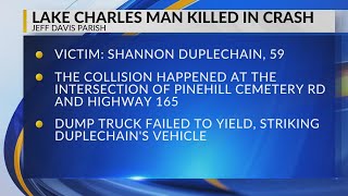 Lake Charles man killed in U.S. Highway 165 crash