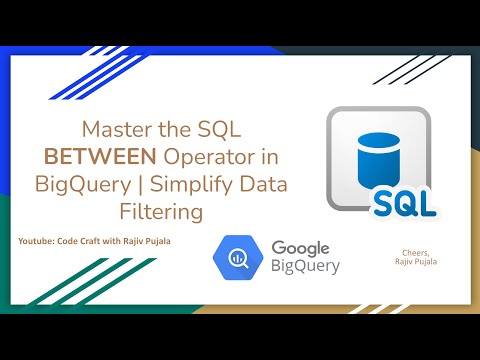 20. Master the SQL BETWEEN Operator in BigQuery | Simplify Data Filtering