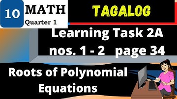 Roots of Polynomial equations
