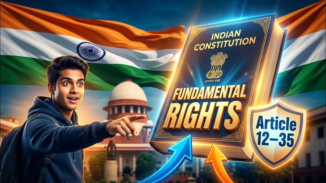 Indian Constitution Fundamental Rights Explained | Articles 12–35 | UPSC SSC Polity 
