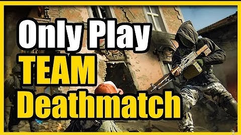 How to only play team deathmatch in cod black ops 6 (easy tutorial) THE GAMING WORLD