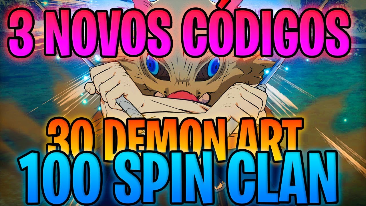 CORRE!! *NOVOS CÓDIGOS* DE 240 SPINS 190 ART SPINS, ATUALIZAÇÃO CHEGANDO no PROJECT  SLAYER - ROBLOX 