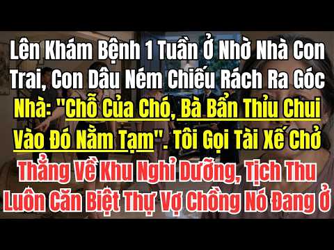 Lên Phố Khám Bệnh 1 Tuần Ở Nhờ Nhà Con Trai, Con Dâu Ném Chiếu Rách Ra Góc Nhà: "Chỗ Của Chó, Bà Bẩn