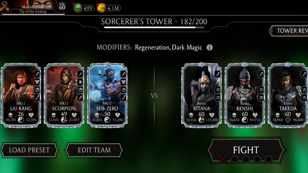 🐍Sorcerer's Tower FATAL 182 Fight + Reward ☠️ Mortal Kombat Mobile Gameplay