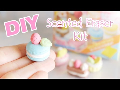 DIY Scented Erasers! [Kutsuwa Japanese Cake Eraser Kit] 