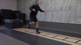 Box Drop to Hop Forward & Stick