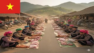 The most hidden market in the mountainous region of Vietnam #vietnamtravel