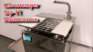 disassembly, cleaning, and reassembly of the icb chocotemper top-11 chocolate tempering machine