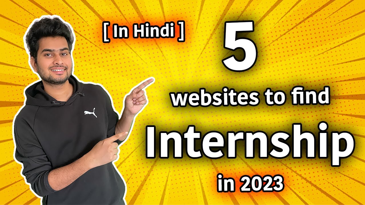 5 websites to find internships in 2023 | Career With Rishab - YouTube