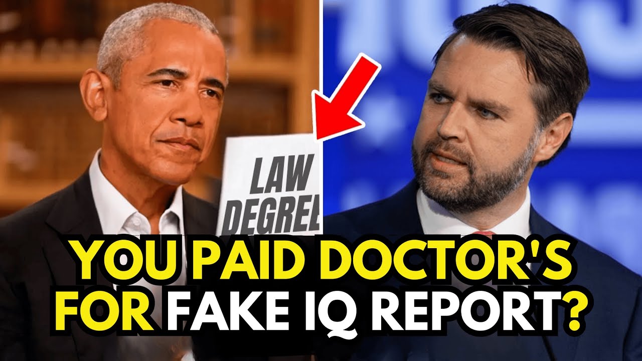 Barack Obama EXPOSES JD Vance's Fake Law Degree — 47 Seconds Later, He PANICS on Camera