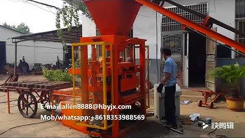 QTJ4 30B concrete brick making machine