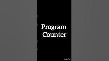 Program counter |11th Computer Applications Chapter 3 | two marks #shorts #shortvideo