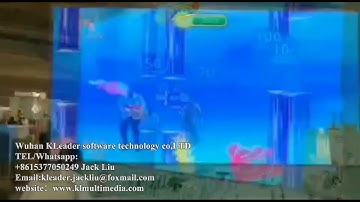 Submarine kinect Somatosensory interactive games, submarine LED screen projection interactive system