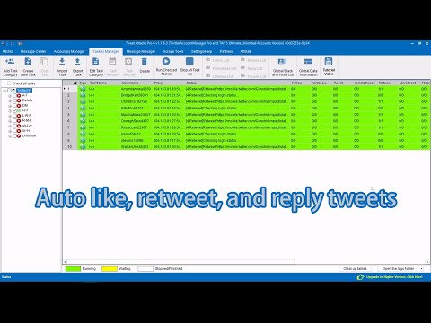 Auto like, retweet, and reply tweets via TweetAttacksPro