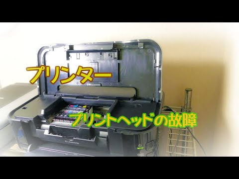 プリンター＠プリントヘッドの故障のようだ！残念！ - YouTube