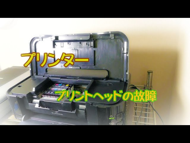 プリンター＠プリントヘッドの故障のようだ！残念！ - YouTube