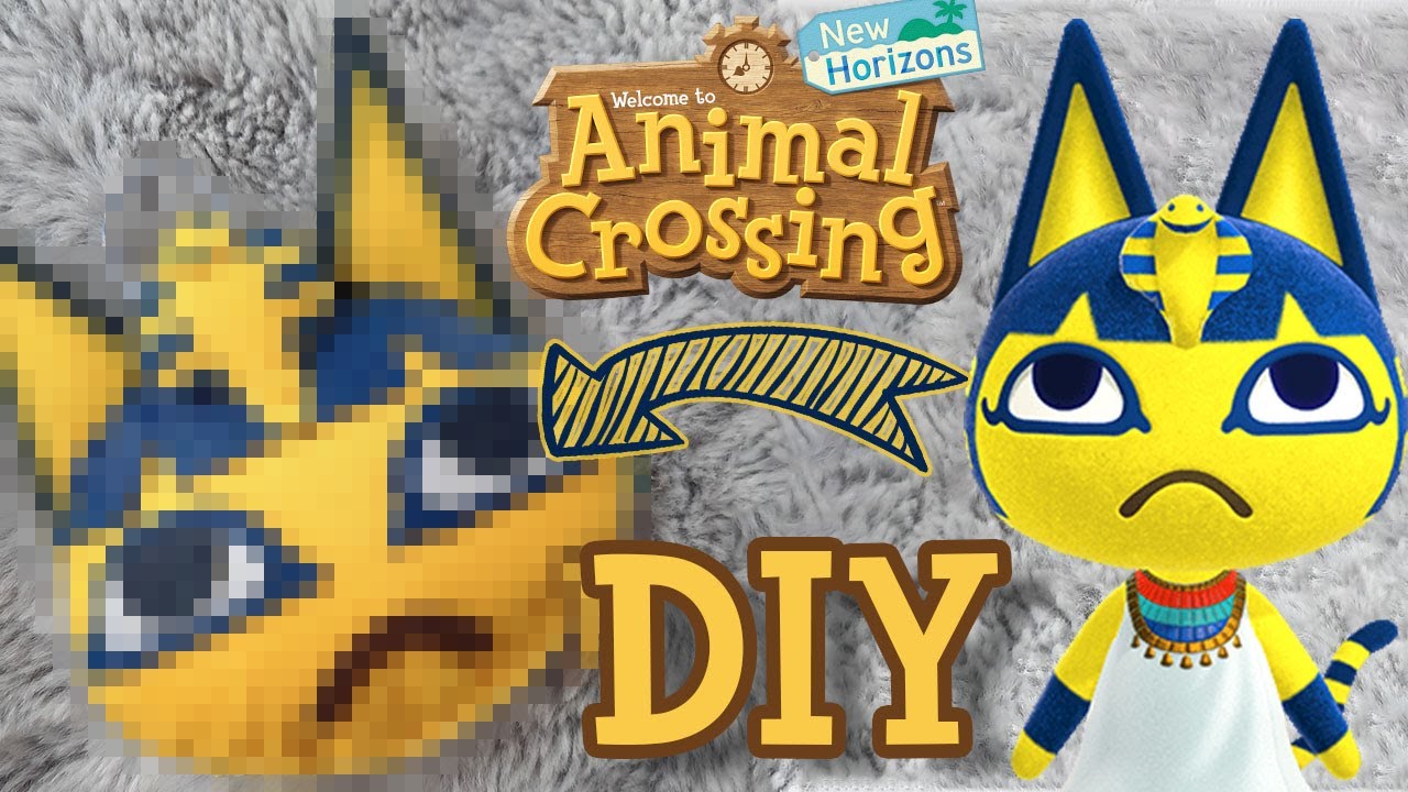 [DIY Feutrine] Neferti/Ankha - Animal Crossing New Horizons 