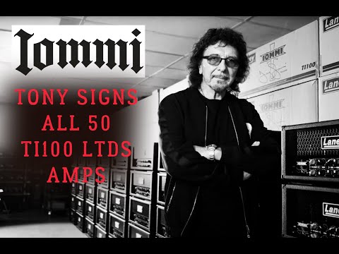 Tony Iommi Signs YOUR Laney TI100 Signature head | Black Country Customs