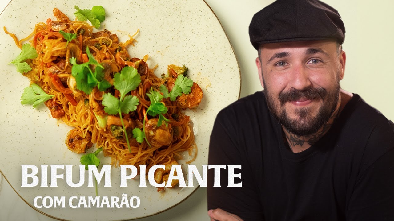 BIFUM COM CAMARÃO PICANTE