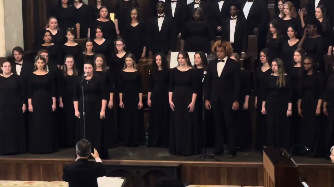 Spring Concert Jones Choir at the First Trinity Presbyterian Church on April 21 2024