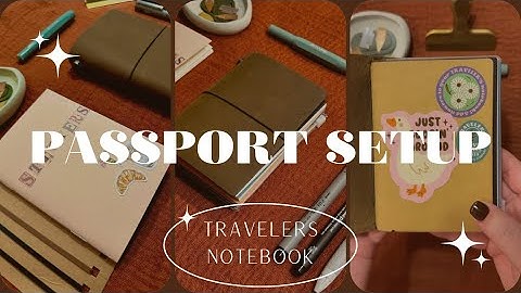 Passport Travelers Notebook Setup for 2025 ✿