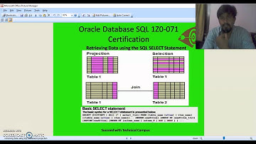 Retrieving Data Using SQL Select statement , performing projection, Selection and join operation.
