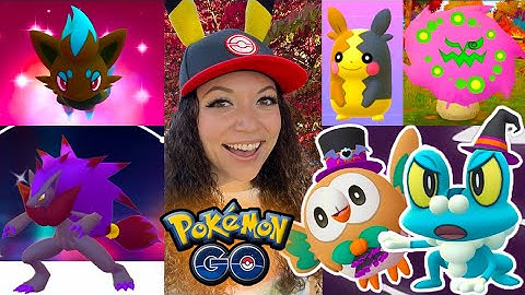 MORPEKO & SHINY ZORUA! HALLOWEEN POKÉMON GO!