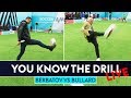 Dimitar Berbatov vs Jimmy Bullard | How's Your Touch? Challenge | You Know The Drill LIve!
