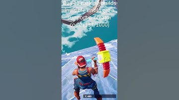 Day 11 making builds invisible until I get a support-a-creator code #fortnite #shorts #roadto1ksubs