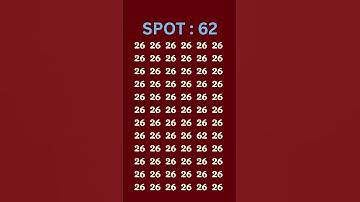 can you find 62 in 5 seconds? #wordpuzzlegame #game #mathematics #mindbendingquiz #puzzle