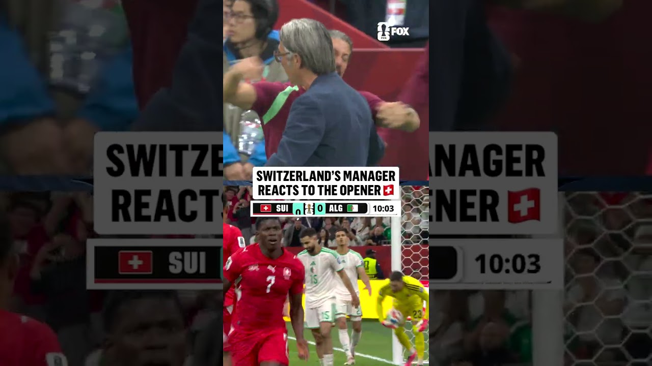 Murat Yakin loved that early goal for Switzerland